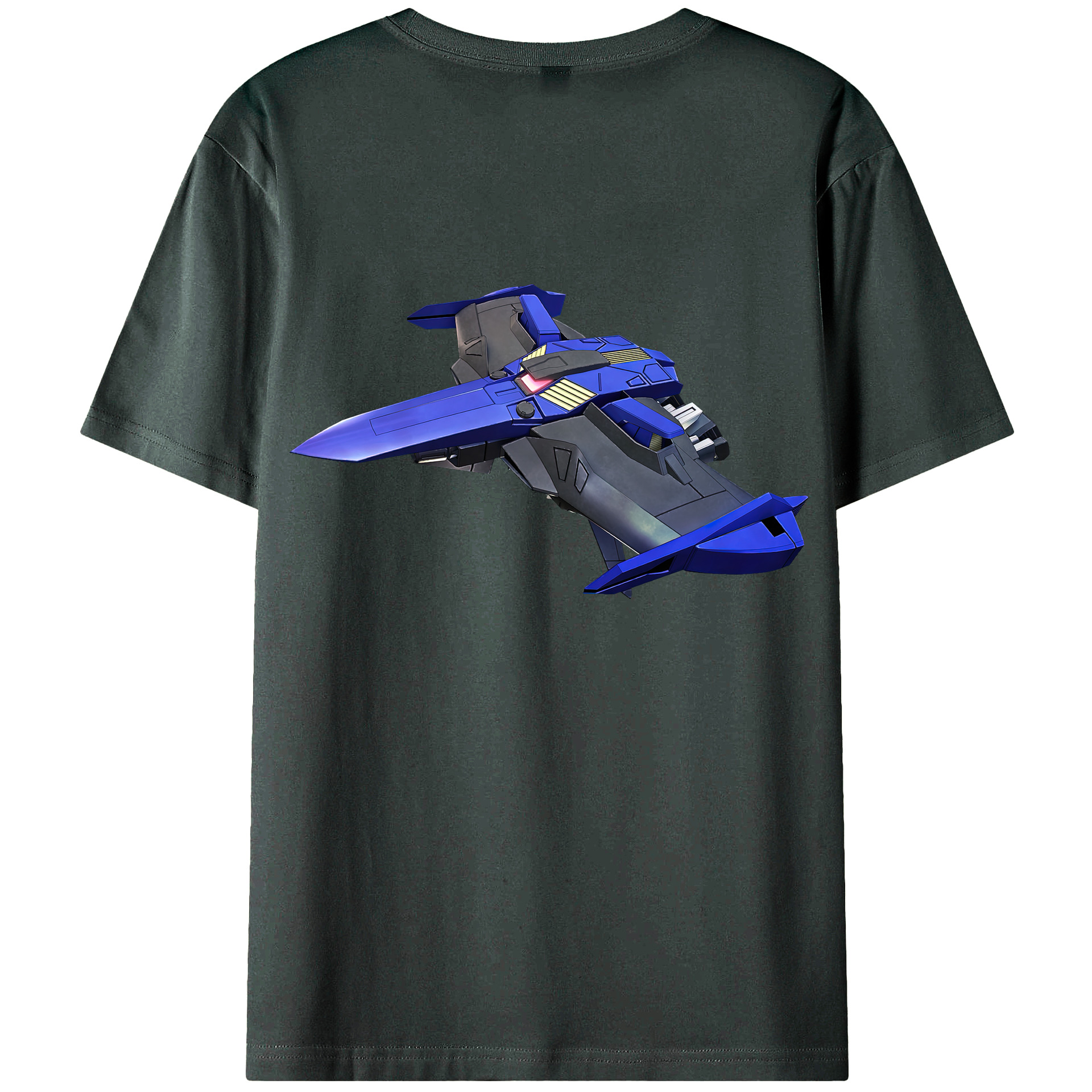 （画像用） 機動戦士ガンダム Mobile Suit Gundam 綿100％ メンズ半袖Tシャツ（バックプリント） 通気性